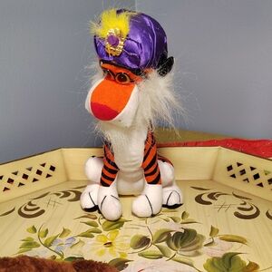 ACME Purple and Orange Tiger Stuffed Animal